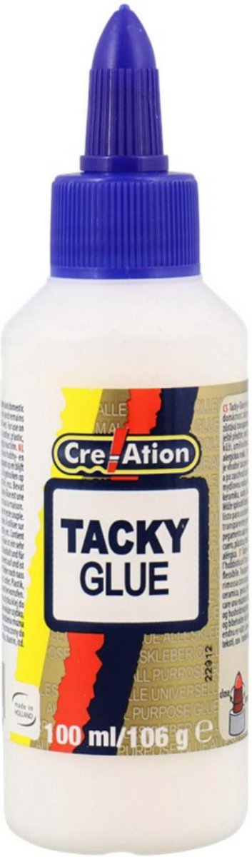 Creation Tacky Glue - Hobbylijm & knutsellijm - 100 ml - Sneldrogend & watervast