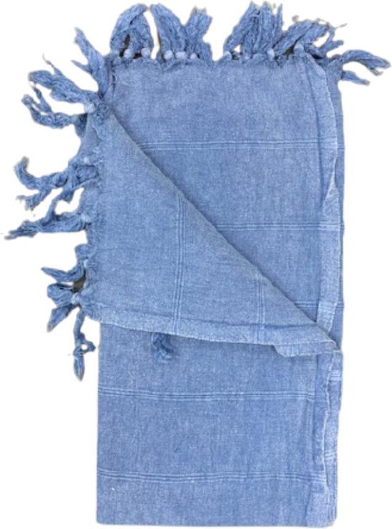 Strandlaken Jeans Blauw 100x180 cm