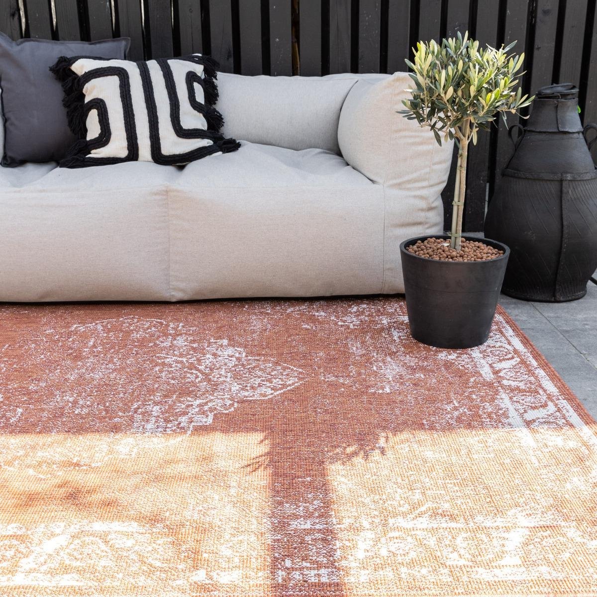 Buitenkleed Sage - Roest - dubbelzijdig - EVA Interior - 200 x 290 cm - (L)