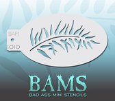 Bad Ass Stencil Nr. 1010 - BAM1010 - Schmink sjabloon - Bad Ass mini - Geschikt voor schmink en airbrush