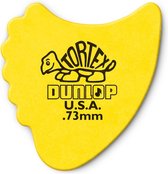 Dunlop Tortex Fin Pick 6-Pack 0.73 mm standaard plectrum