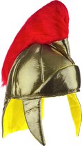 Vegaoo - Goudkleurige Romeinse helm van schuim - Goud - Uniek Formaat