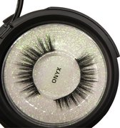 BeautyLane- #Onyx Faux lashes - FAUX mink lashes - Plakwimpers - Herbruikbare Wimpers - Eyelashes - Verpakking met spiegel