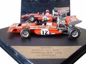 March 701 STP German GP 1970 Jo Stiffert (Rood) (10 cm) 1/43 Quartzo - Modelauto - Schaalmodel - Model auto - Miniatuurautos - Miniatuur auto - Max Verstappen - Race auto wagen