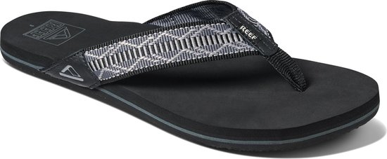 Reef Slippers - Maat 43 - Mannen - zwart/grijs/wit | bol.com