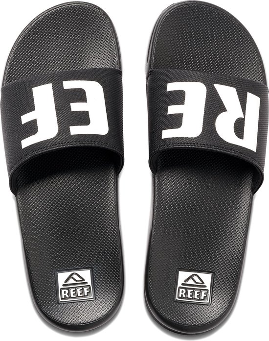 Reef Slippers - Maat 42 - Mannen - zwart/wit | bol.com