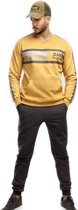 Embrator mannen Joggingpak geel/donkergrijs maat L