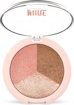 Golden Rose - Nude Look Baked Trio Face Powder - 3 in 1