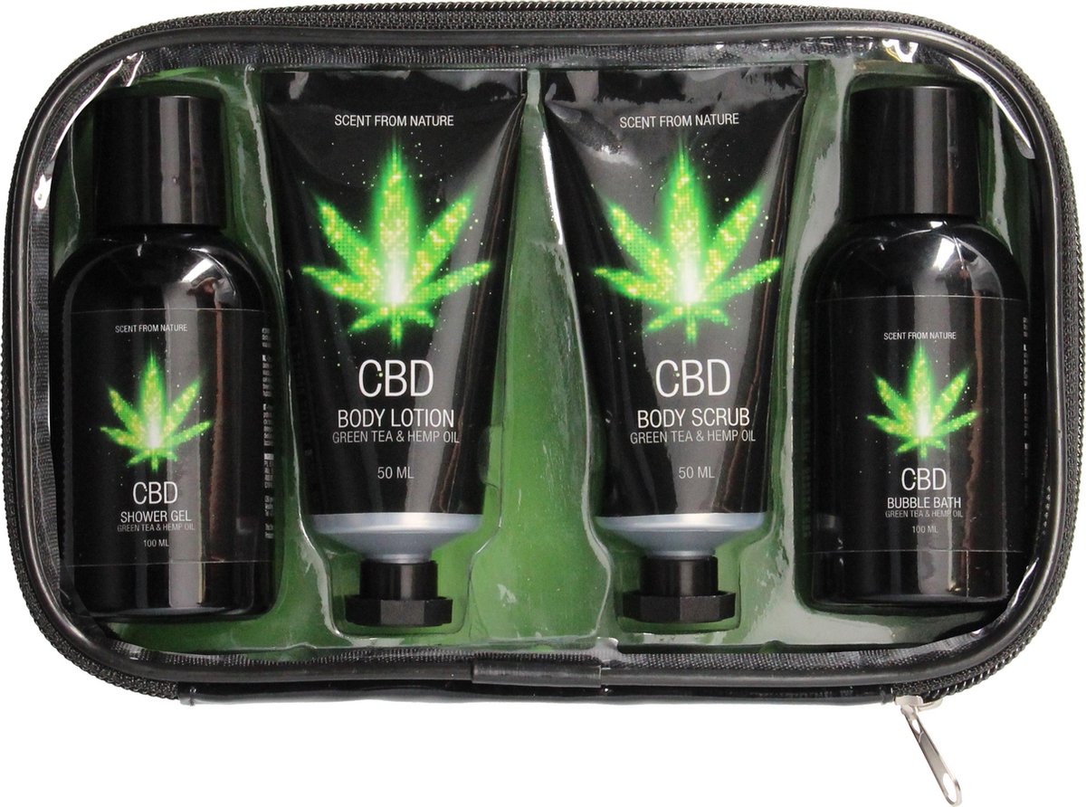 Goedkoopste Shots - Pharmquests CBD Luxe Reisset Groene Thee Hennepolie