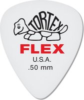 Dunlop Tortex Flex 0.50 mm Pick 6-Pack standaard plectrum