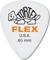 Dunlop Tortex Flex 0.60 mm Pick 6-Pack standaard plectrum