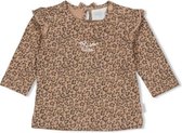 Feetje Panther Cutie - longsleeve AOP - zand - MT. 56