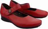 Mephisto Feline - dames ballerina - rood - maat 42 (EU) 8 (UK)