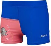 Beco Zwemboxer Inktvis Jongens Polyamide Blauw/roze Maat 104