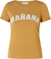 IVY BEAU Francesca T-shirt - Camel - maat 36