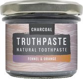 Natuurlijke tandpasta - 100 ml Fennel & Orange Charcoal - Truthpaste Biologische Tandpasta