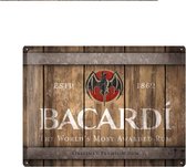 Metalen Bord Bacardi Wood