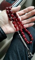 Turkse Tasbih - Moslim Gebed Kraal - Ronde Kralen - Tesbih - Allah - Islamitische geschenk Tasbeeh