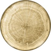 Rak Porcelain Woodart Plat Bord Mosgroen 21 cm - Set van 12 - Horecakwaliteit Borden