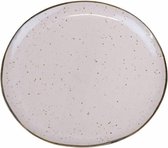 Supervintage Kitchen Trend Stone dinerbord ø 28,5 cm aardewerk lichtroze