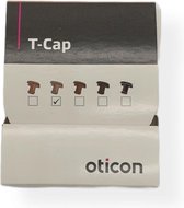 Oticon T-cap | Donkerder Beige | hoortoestel onderdeel | voor in het oor hoortoestellen