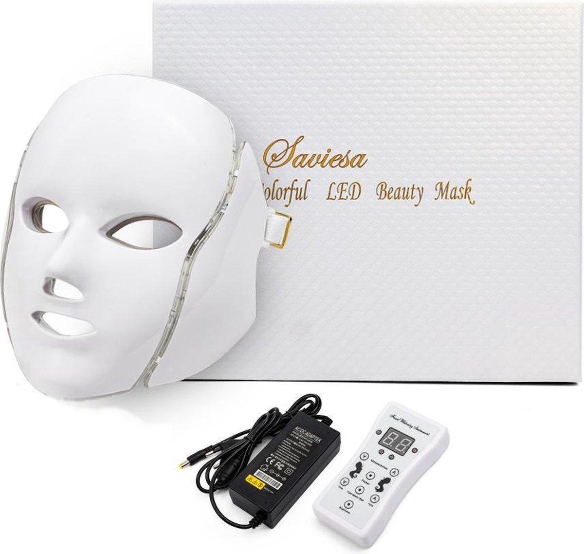 Professionele led masker Licht Therapie Gezichtsmasker - 7 Verschillende...  | bol.com