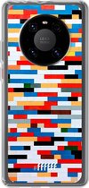 6F hoesje - geschikt voor Huawei P40 Pro -  Transparant TPU Case - Mesmerising Mosaic #ffffff