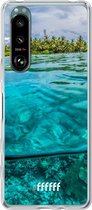 6F hoesje - geschikt voor Sony Xperia 5 III -  Transparant TPU Case - Beautiful Maldives #ffffff