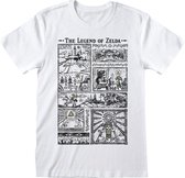 Nintendo Legend Of Zelda - Drawings T-Shirt XXL