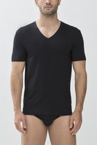 SINGLES DAY! Mey - V-hals Dry Cotton T-shirt Zwart - Heren - Maat 4XL - Slim-fit