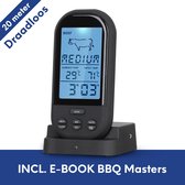 Vleesthermometer - Kerntermometer - Keukenthermometer - BBQ Thermometer - BBQ accesoires - Digitaal en Digitaal - Incl. E-book - FURNA®
