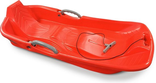 Houten Slee Davos 110cm met Voetenzak, Leuning en Touw