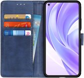 Xiaomi Mi 11 Lite 4G/5G Hoesje Portemonnee Book Case Blauw