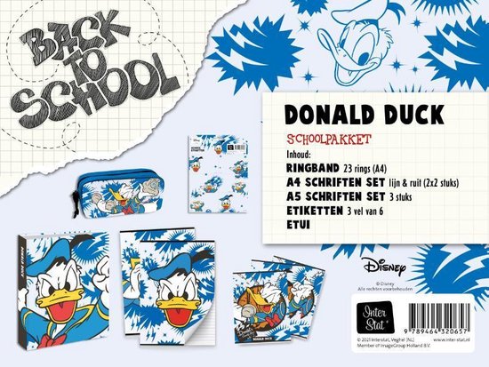 Back to School Schoolpakket - Donald Duck