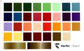 Kleurenkaart Kleurenpas Herfsttype - INCLUSIEF:  Online Video-instructie + Algemeen kleuradvies voor het Herfsttype