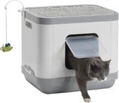 Bol.com Moderna Kattenbak/Kattenmand - Grijs - 47.5 x 39.5 x 40 cm aanbieding
