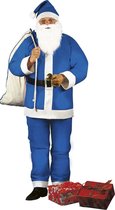 "Verkleedpak Kerstman blauw voor heren  - Verkleedkleding - One size"