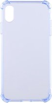 Apple iPhone XR Hoesje - Mobigear - Cushion Serie - TPU Backcover - Transparant / Blauw - Hoesje Geschikt Voor Apple iPhone XR
