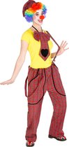 dressforfun - Vrouwenkostuum clown Pepa L - verkleedkleding kostuum halloween verkleden feestkleding carnavalskleding carnaval feestkledij partykleding - 300815