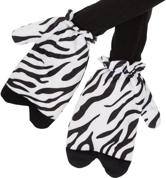 Funidelia | Zebra kostuum voor mannen Dieren - Kostuum voor Volwassenen, Accessoire verkleedkleding en rekwisieten voor Halloween, carnaval & feesten - Maat M - Wit