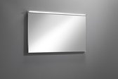 Royal plaza Merlot spiegel 100x60 cmLED verlichting en dimmer zilver