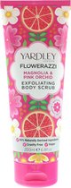 Yardley Flowerazzi Magnolia & Pink Orchid Body Scrub 200ml