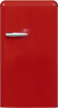 Exquisit RKS100-V-H-160FR - koelkast Vrijstaand - Rood