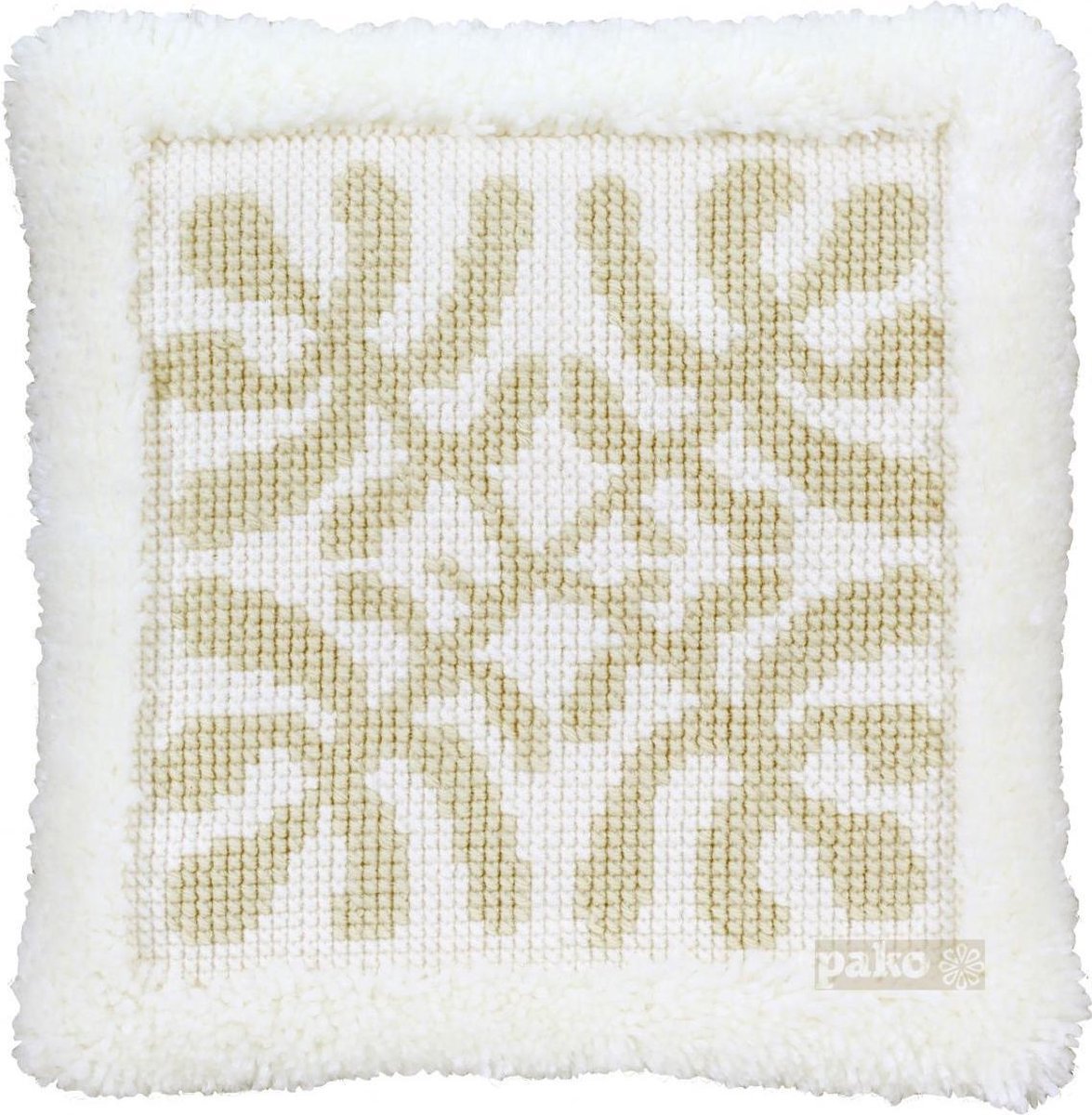 Pako borduurpakket kruissteek / knoop - Moderne natuur motieven - geprint stramien - 012.007- DIY kit