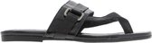 Tango | Madison 4-d x AC black leather buckle slipper - black sole | Maat: 38
