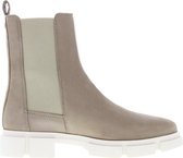 Tango | Romy 9-f beige nubuck chelsea boot detail - bone white sole | Maat: 37