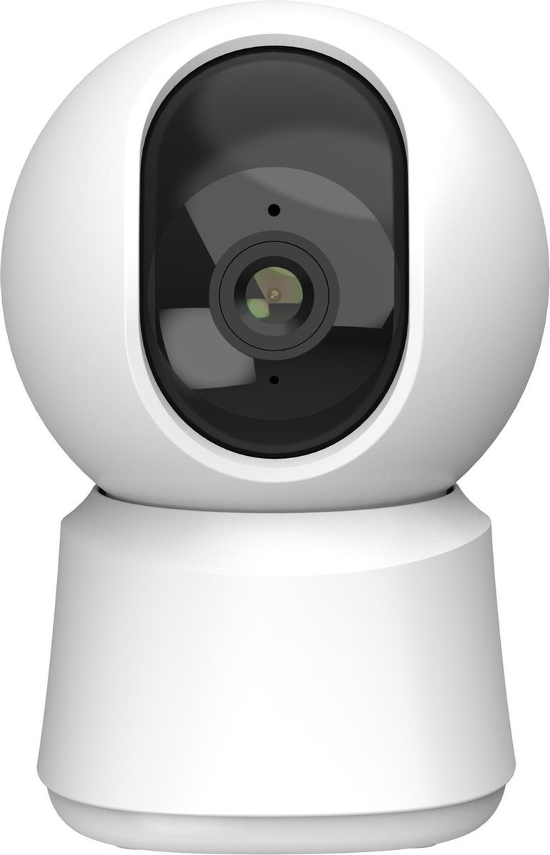 Smartlife & Tuya - Beveiligingscamera voor binnen - Pan-Tilt-Zoom - 1080p Full HD Beeldresolutie - Privacy Modus - Wi-Fi - met inbegrepen 32 GB SD-kaart