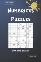 Numbricks Puzzles - 200 Hard Puzzles 11x11 Book 19