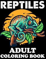 Reptiles Adult Coloring Book