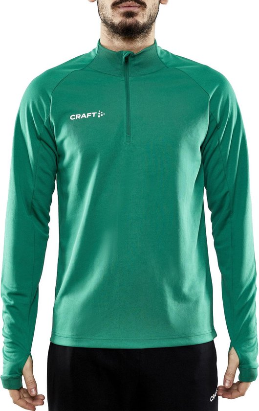 Craft Evolve Ziptop Heren - Groen | Maat: XXL